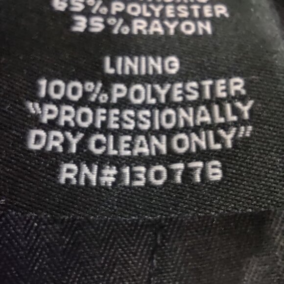 BEVERLY HILLS POLO CLUB BLACK MEN'S DRESS PANTS BELT LOOPS WIDE STRAIGHT LEG 44W - Picture 10 of 10